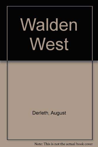 Stock image for Walden West for sale by Blue Vase Books