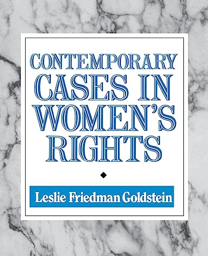 Imagen de archivo de Contemporary Cases in Women's Rights a la venta por Better World Books