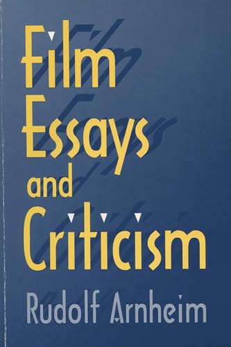 Imagen de archivo de Film Essays and Criticism a la venta por Better World Books: West