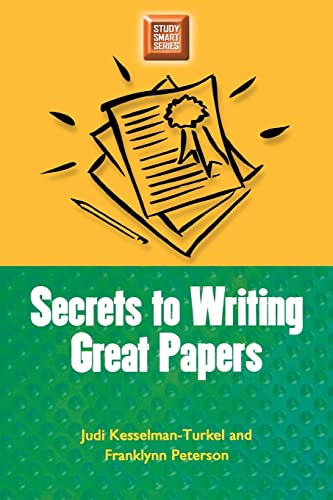 9780299191443: Secrets to Writing Great Papers (Study Smart) (Study Smart Series)