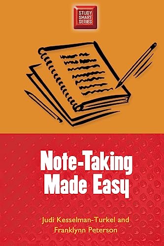 Stock image for Note-Taking Made Easy (Study Smart Series) for sale by Wonder Book