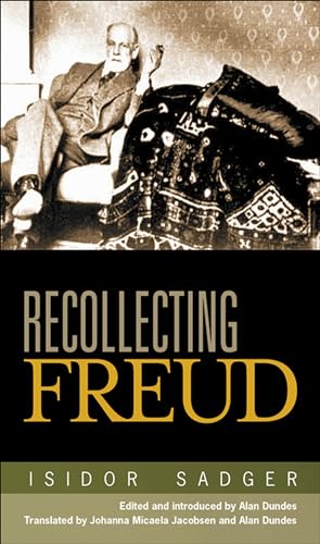 Beispielbild fr Recollecting Freud zum Verkauf von Better World Books