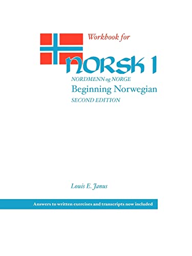 9780299237141: WORKBOOK FOR NORSK, NORDMENN OG NORGE 1: BEGINNING NORWEGIAN, 2ND ED: Beginning Norwegian