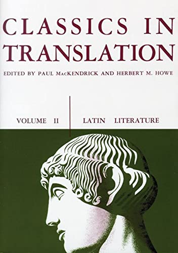 9780299808969: Classics in Translation: Latin Literature