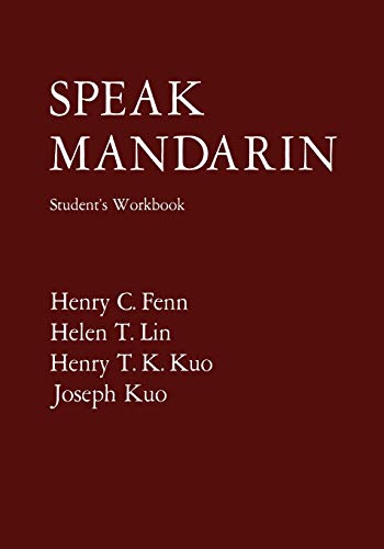 Stock image for Speak Mandarin, Workbook (Yale Language Series) for sale by SecondSale