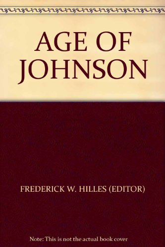 9780300001143: AGE OF JOHNSON