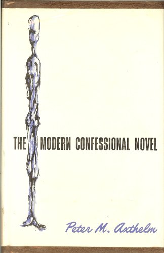 Imagen de archivo de Modern Confessional Novel a la venta por Better World Books