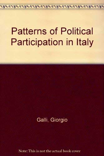 Beispielbild fr Patterns of Political Participation in Italy zum Verkauf von Anybook.com