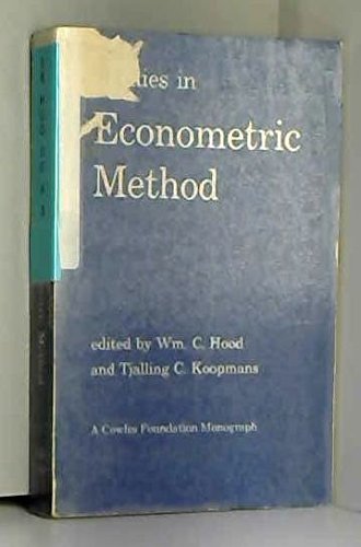 Stock image for Studies in Econometric Method for sale by ThriftBooks-Dallas