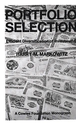 Beispielbild fr Portfolio Selection: Efficient Diversification of Investments zum Verkauf von BooksRun