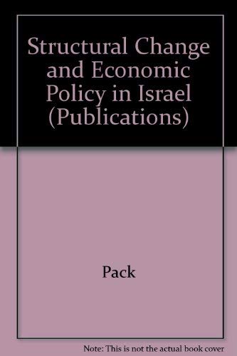 Stock image for Structural Change and Economic Policy in Israel for sale by Better World Books