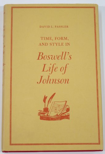 Beispielbild fr Time, Form and Style in Boswell's Life of Johnson zum Verkauf von Better World Books