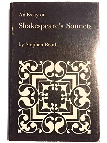 An Essay on Shakespeare's Sonnets (9780300015140) by Stephen Booth