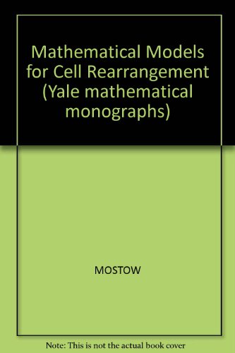 Beispielbild fr Mathematical Models for Cell Rearrangement zum Verkauf von Better World Books