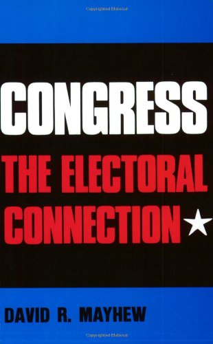 Beispielbild fr Congress: The Electoral Connection (Yale Studies in Political Science) zum Verkauf von Wonder Book