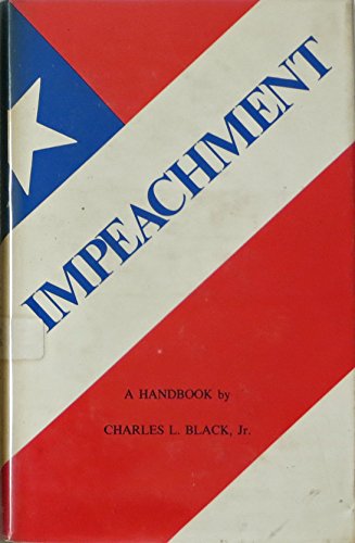 Stock image for Impeachment; A Handbook for sale by ThriftBooks-Dallas