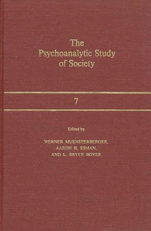 9780300018578: The Psychoanalytic Study of Society: v. 7