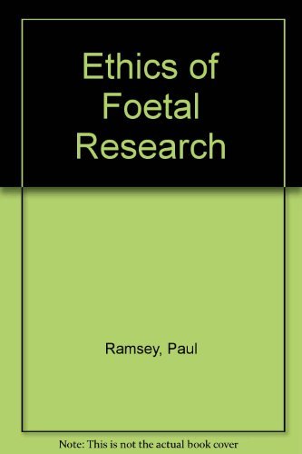 Beispielbild fr The Ethics of Fetal Research zum Verkauf von Better World Books