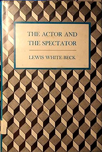 Beispielbild fr The Actor and the Spectator zum Verkauf von Better World Books