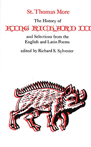 Beispielbild fr The History of King Richard III and Selections from English and Latin Poems zum Verkauf von ThriftBooks-Atlanta