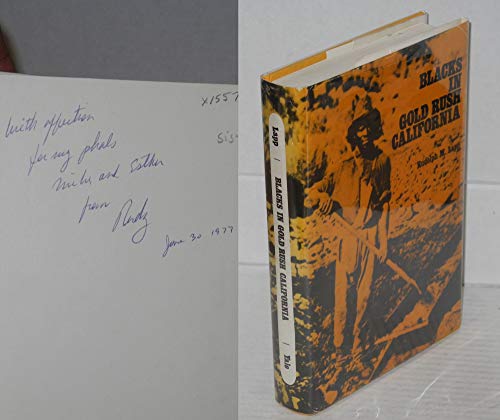 Imagen de archivo de Blacks in Gold Rush California a la venta por Better World Books