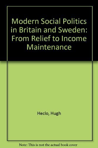 Stock image for Modern Social Politics in Britain and Sweden: From Relief to Income Maintenance for sale by Wonder Book