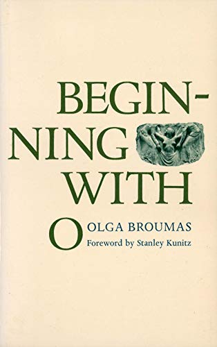 9780300021110: Beginning with O (Yale Series of Younger Poets)