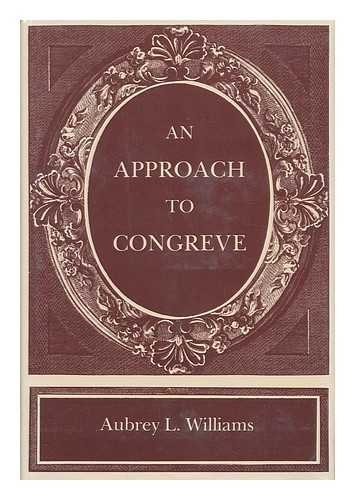 Imagen de archivo de An Approach to Congreve a la venta por JP Books