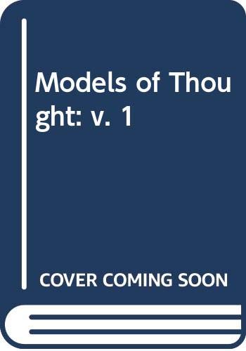 9780300023473: Models of Thought: v. 1