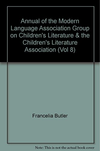 9780300024524: Children's Literature: v.8: Annual of the Modern Language Association Group on Children's Literature