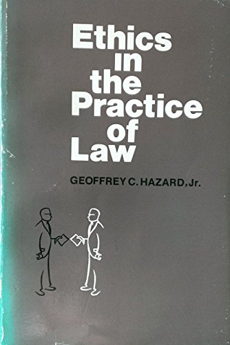 Stock image for Ethics in the Practice of Law for sale by Defunct Books