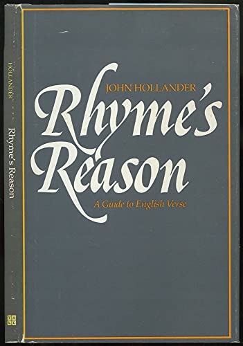 9780300027358: Rhyme's Reason: A Guide to English Verse