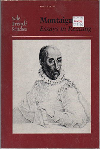 Beispielbild fr Montaigne, Essays in Reading zum Verkauf von ThriftBooks-Atlanta