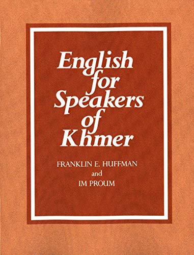 Imagen de archivo de English for Speakers of Khmer (Yale Language Series) a la venta por HPB-Red