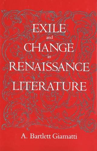 Imagen de archivo de Exile and Change in Renaissance Literature a la venta por ThriftBooks-Dallas
