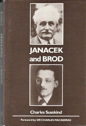 Stock image for Janacek and Brod for sale by Raritan River Books
