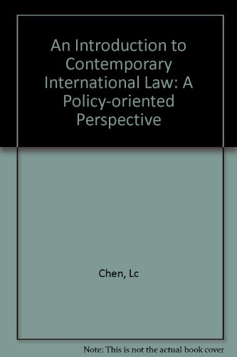 Stock image for An Introduction to Contemporary International Law: A Policy-Oriented Perspective for sale by SecondSale