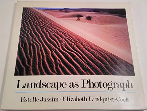 Imagen de archivo de Landscape As Photograph a la venta por Better World Books