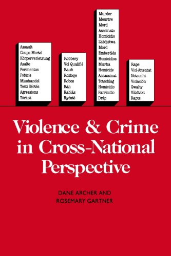 Stock image for Violence & Crime in Cross-National Perspective for sale by BookHolders