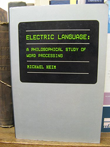 Beispielbild fr Electric Language: A Philosophical Study of Word Processing zum Verkauf von HPB-Red