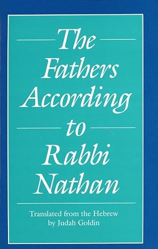 Stock image for The Fathers According to Rabbi Nathan. for sale by Henry Hollander, Bookseller