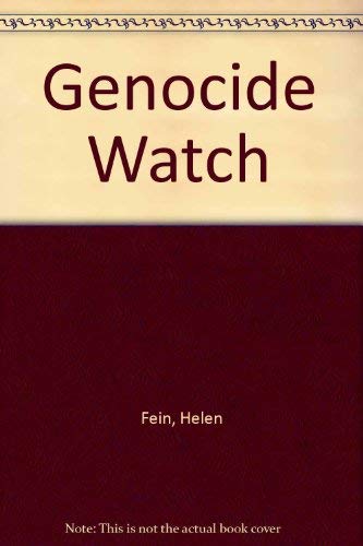 Beispielbild fr Genocide Watch zum Verkauf von Housing Works Online Bookstore