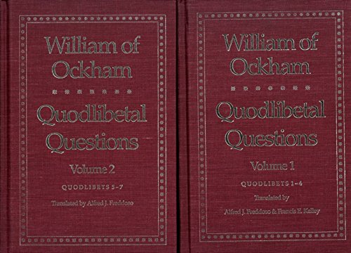 William of Ockham: Quodlibetal Questions V.I (I-IV AND V.2) (9780300048322) by William, Of Ockham