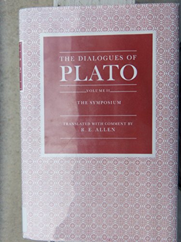 9780300048742: Allen: The Dialogues Of Plato Vol 2 – The Symposium (cloth): v. 2