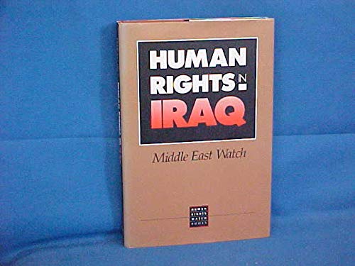 Imagen de archivo de Human Rights in Iraq a la venta por Wonder Book