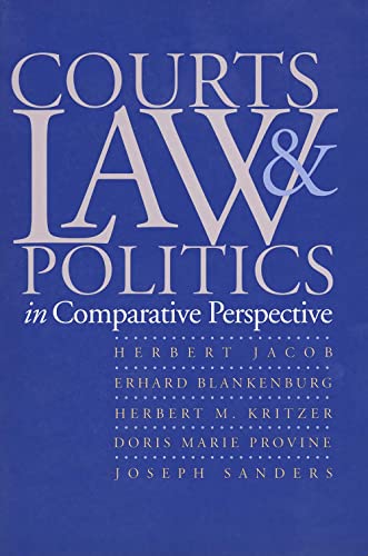 Imagen de archivo de Courts, Law, and Politics in Comparative Perspective a la venta por Wonder Book
