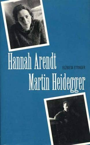 9780300064070: Hannah Arendt, Martin Heidegger