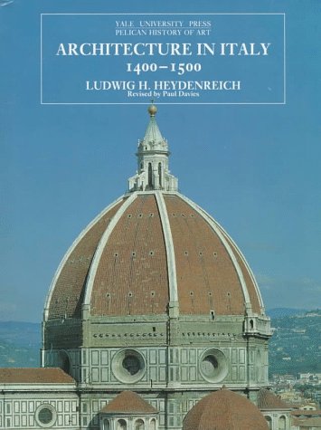 Beispielbild fr Architecture in Italy, 1400-1500 zum Verkauf von Better World Books