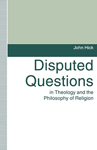 Beispielbild fr Disputed Questions in Theology and the Philosophy of Religion zum Verkauf von Better World Books