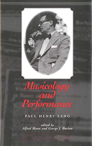 Stock image for Musicology and Performance for sale by Wonder Book